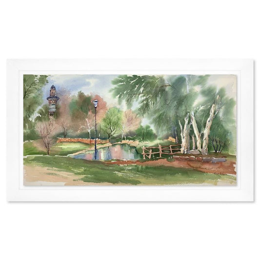 Zina Roitman, Framed Hand Signed Original Painting with Letter of Authenticity.