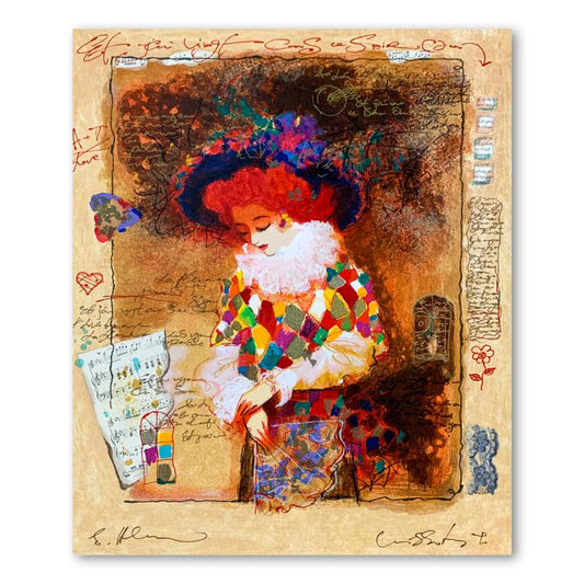 Alexander Galtchansky (1959-2008) and Tanya Wissotzky (1959-2006), Hand Signed Limited Edition Serigraph on Paper with Letter of Authenticity.