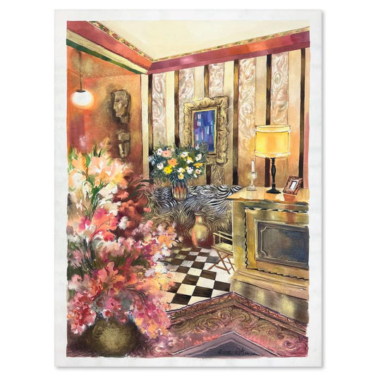 Zina Roitman, Hand Signed Original Painting with Letter of Authenticity.