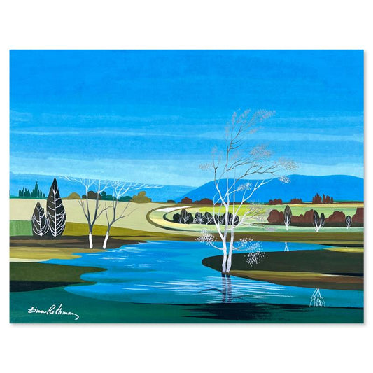 Zina Roitman, Hand Signed Original Painting with Letter of Authenticity.