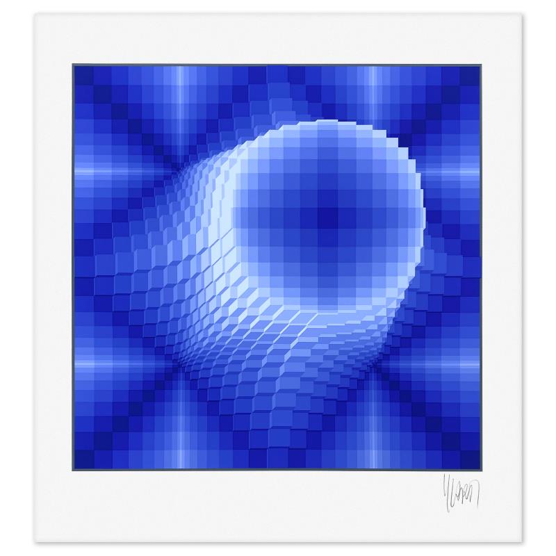 Yvarl, "Forme Ronde" Limited Edition Serigraph, Numbered and Hand Signed with Letter of Authenticity
