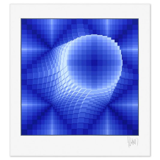 Yvarl, "Forme Ronde" Limited Edition Serigraph, Numbered and Hand Signed with Letter of Authenticity