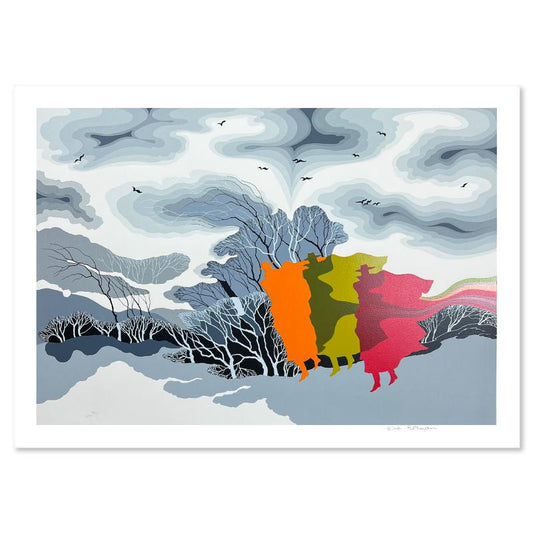 Zina Roitman, "Remembers" Limited Edition Serigraph, Hand Signed and Numbered, Letter of Authenticity.