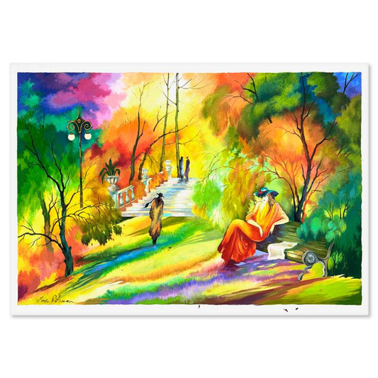 Zina Roitman, Hand Signed Original Painting with Letter of Authenticity.