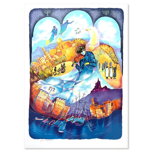 Zina Roitman, Limited Edition Serigraph, Hand Signed and Numbered, Letter of Authenticity.