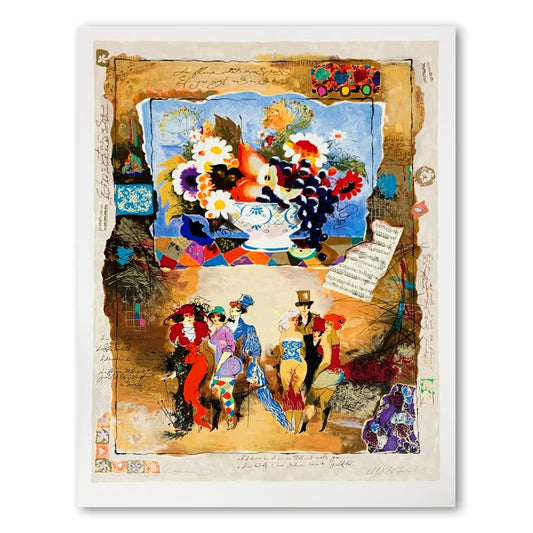 Alexander Galtchansky (1959-2008) and Tanya Wissotzky (1959-2006), Hand Signed Limited Edition Serigraph on Paper with Letter of Authenticity.