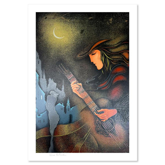 Zina Roitman, Limited Edition Serigraph, Hand Signed and Numbered, Letter of Authenticity.