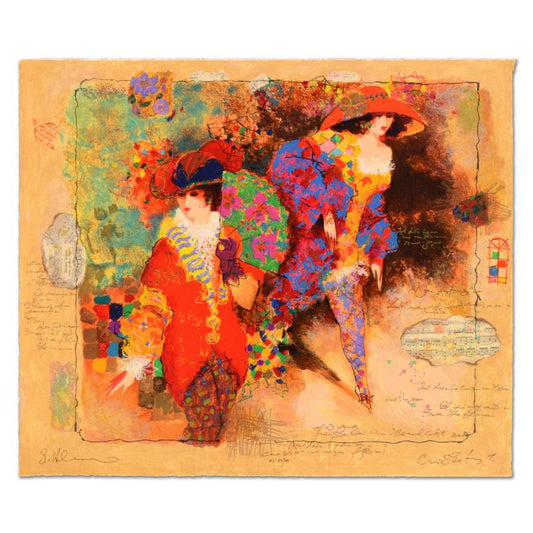 Alexander Galtchansky (1959-2008) & Tanya Wissotzky (1959-2006), "Passing Thought" Limited Edition Serigraph, Numbered and Hand Signed with Certificate of Authenticity.