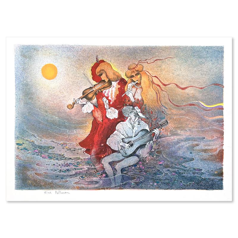 Zina Roitman, Limited Edition Serigraph, Hand Signed and Numbered, Letter of Authenticity.
