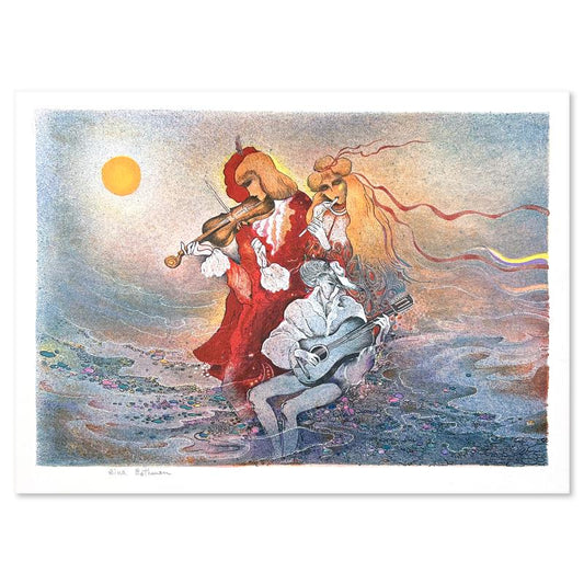 Zina Roitman, Limited Edition Serigraph, Hand Signed and Numbered, Letter of Authenticity.
