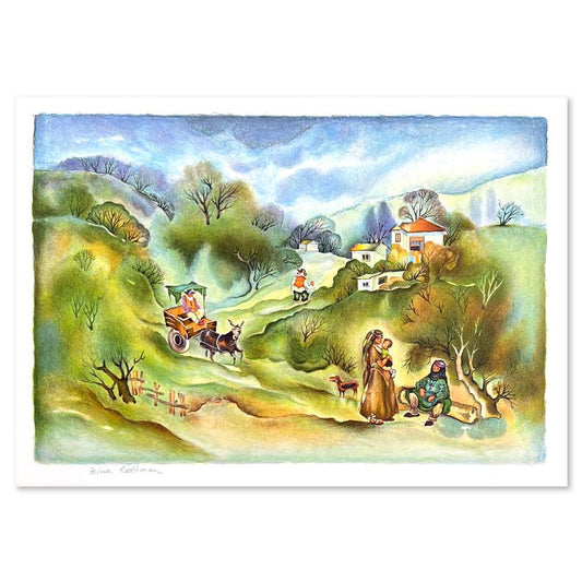 Zina Roitman, Limited Edition Serigraph, Hand Signed and Numbered, Letter of Authenticity.