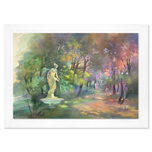 Zina Roitman, Framed Hand Signed Original Painting with Letter of Authenticity.