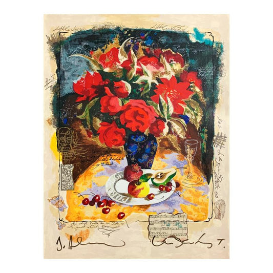 Alexander Galtchansky (1959-2008) and Tanya Wissotzky (1959-2006), Hand Signed Limited Edition Serigraph on Canvas with Letter of Authenticity.