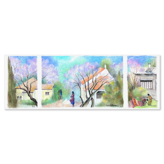 Zina Roitman, Hand Signed Original Painting with Letter of Authenticity.