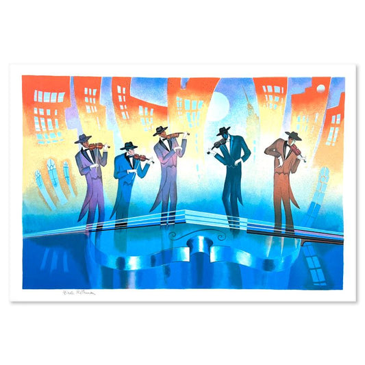 Zina Roitman, Limited Edition Serigraph, Hand Signed and Numbered, Letter of Authenticity.