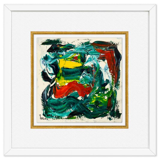 Yuroz, Framed Original Painting, Hand Signed with Letter of Authenticity.