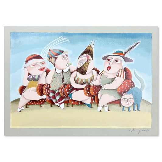 Yuval Mahler, Limited Edition Serigraph, Hand Signed and Numbered with Letter of Authenticity.