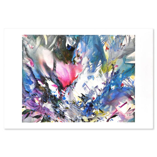 Zoe Mac, "Brooks Delight" Limited Edition Lithograph, Numbered and Hand Signed with Letter of Authenticity.