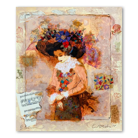 Alexander Galtchansky (1959-2008) and Tanya Wissotzky (1959-2006), "Emmanuel" Hand Signed Limited Edition Serigraph on Paper with Letter of Authenticity.