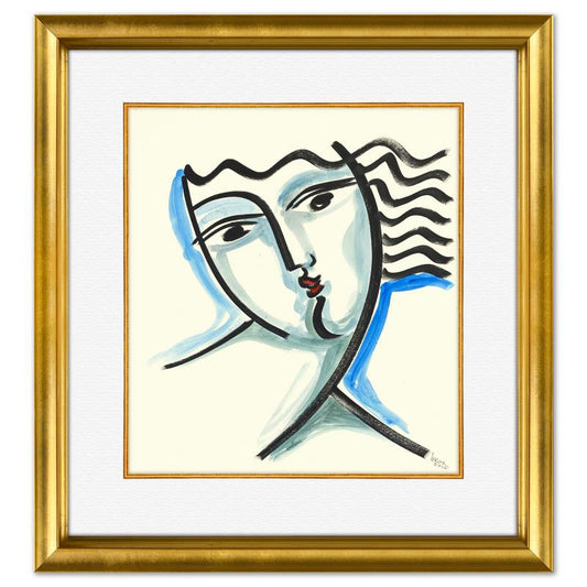 Yuroz, Framed Original Painting, Hand Signed with Letter of Authenticity.